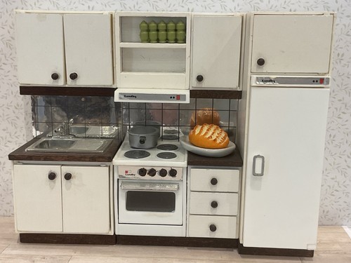 Vintage lundby kitchen sink - lundby,