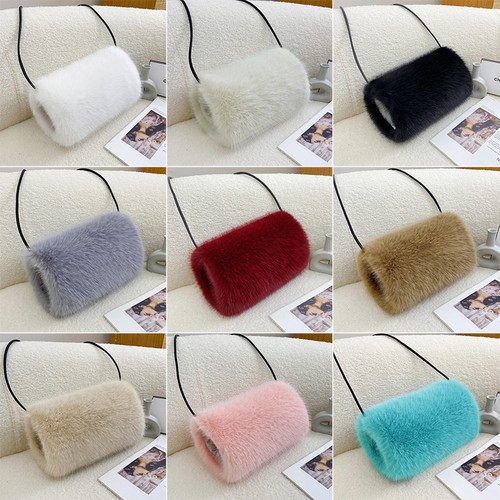 Faux furs hand muff warm - faux,
