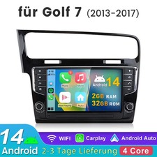Android 14 Car Stereo DAB+ Carplay GPS Sat Nav DSP For VW Golf 7 MK7 VII 2012-2018