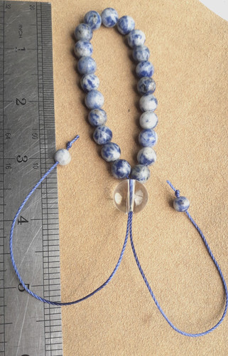 Komboloi bracelet blue spot - blue,