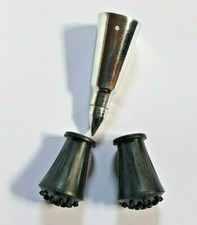 Alpine Spike PLUS 2 Rubber Foot Ferrules Combination for Walking / Hiking Sticks