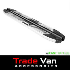 VW TOUAREG CYCLONE SILVER SIDE STEPS SIDE BARS RUNNING BOARDS 2003-18