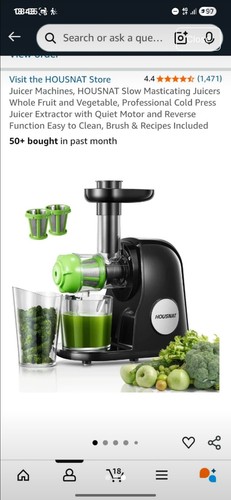 Slow juicer cold - slow,