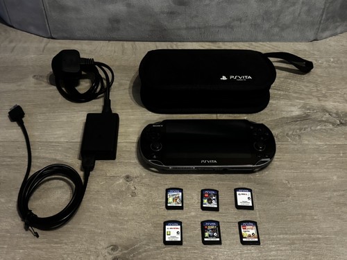 Sony vita console with 6 - ps,
