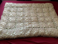 vintage single green eiderdown