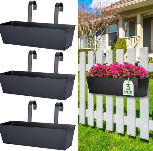 Piece railing planter box - 3-piece,