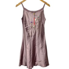 Unif Rose Satin Mini Dress