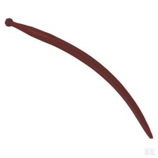 SILAGE GRAB FRONT LOADER TINE - 770mm M22 Red Square Profile Bale Spike