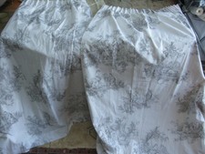 Pair of Next toile curtains
