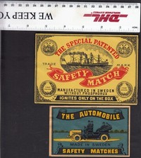 Vintage Swedish Matchbox