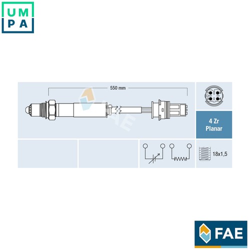 Lambda sensor 77442 for - 77442, bmw