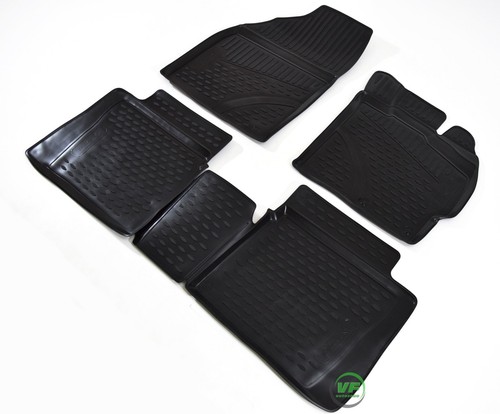 Car mats rubber - 3d,