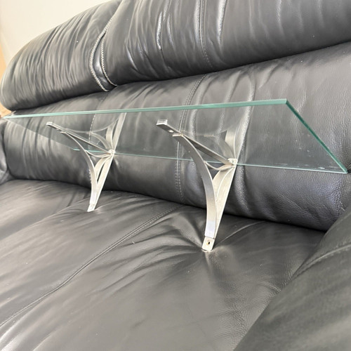 Wall mounted bathroom glass - wall,