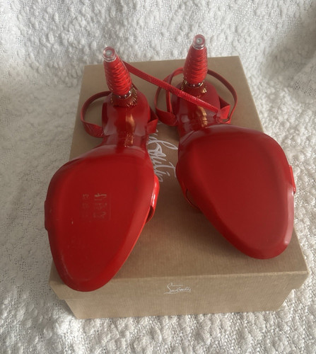 Christian louboutin red patent - louboutin,