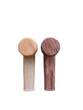 2pack short realistic wood grain pipes Silicone pipes Easy to clean