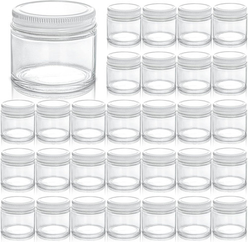 Pack small glass jars with - 30,