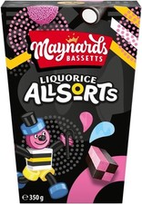 Maynards Bassetts Allsort Liquorice Sweets Gift Box, Assorted Liquorice 350g