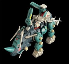 Vintage Rare 1985 Tomy Japan Zoids Robo Strux Brutox with figures - See Video