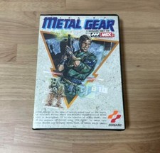 MSX2 METAL GEAR KONAMI Used Japan Adventure MSX Case, Manual & Cartrage Set