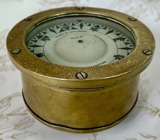 Vintage Henry Browne, Sestrel Boat Compass, Steel & Chalmers - Southampton