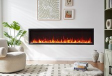 FLAMEKO Avena Electric Media Wall Fire