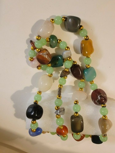 Vintage multi stone - multi-stone, 12-inch