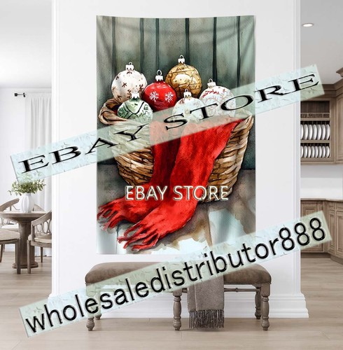 Winter basket tapestry - winter,