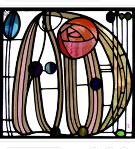 Rennie mackintosh rose blank - rose,