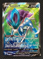 Suicune V 173/203 Evolving Skies Full Art Ultra Rare Holo Pokemon Card TCG