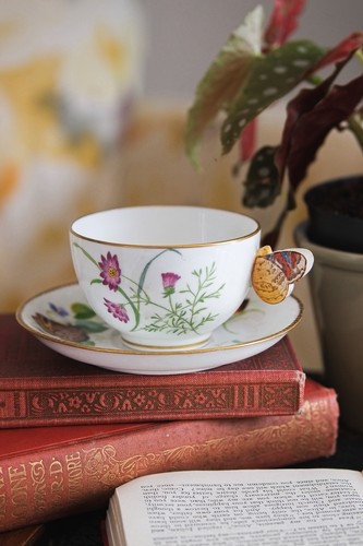 Antique minton butterfly - minton,
