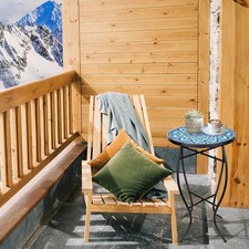 Outdoor Mosaic Side Table,14''