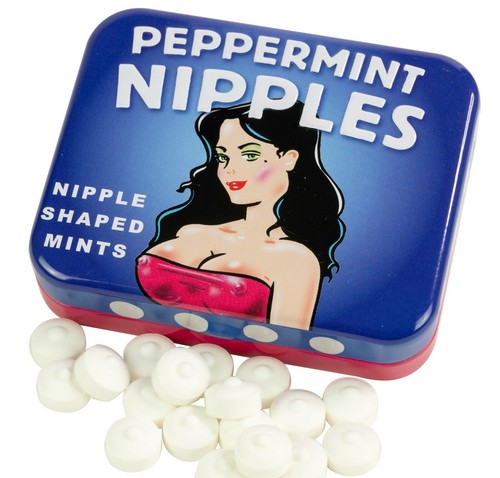 Peppermint nipples tin mint - nipples,