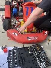 RK kids go kart petrol excellent condition only used once 