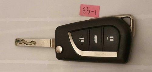 Toyota button flip key fob - button,