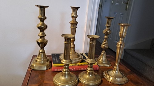 Heavy lot brass - lot, candlestick