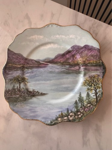 Vintage hand painted loch - vintage,
