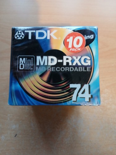 Tdk rxg74eb recordable mini - md-rxg74eb,recordable,