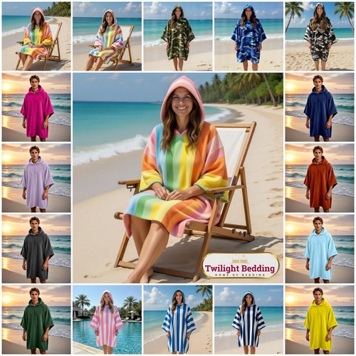 Sand free adult beach poncho - beach,