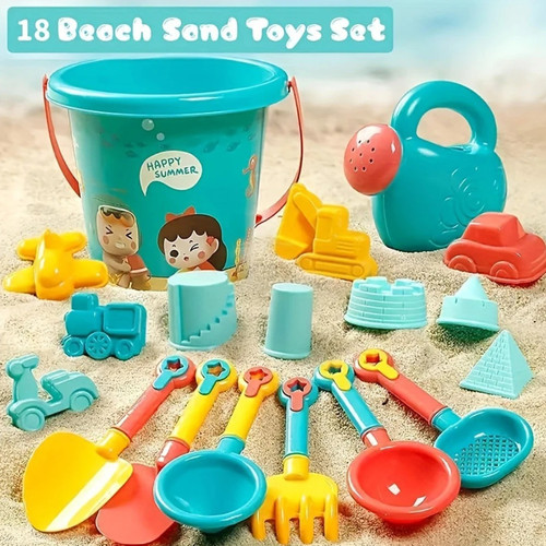 18pcs kids beach sand toy - kids,