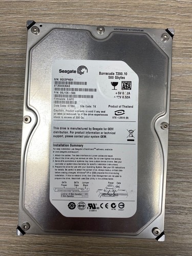 St3500830as seagate barracuda - st3500830as,