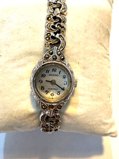 Vintage Watch Imado Mechanical 17 Jewels Ladies Wristwatch – Silver Tone Ornate