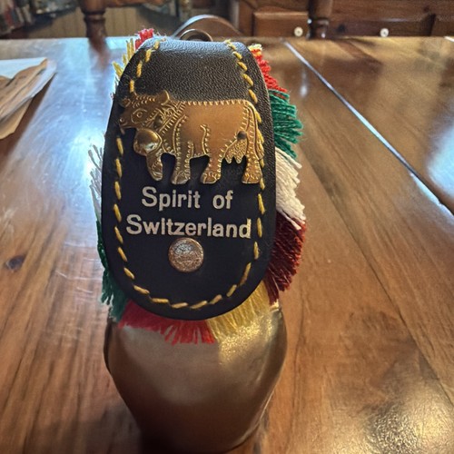 Swiss cow bell - swiss, antique