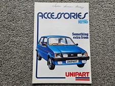 AUSTIN METRO ACCESSORIES SALES