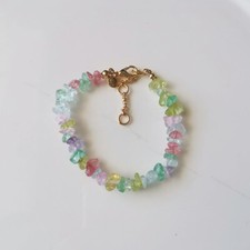 New 7" Jcrew Jelly Loose Beads Bracelet Gift Chic Women Party Vacation Jewelry