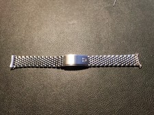 Cinturino Vintage Chicchi di riso Omega | Rice Beads Bracelet Acciaio Inox 18 mm