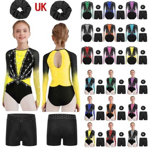 Gymnastics leotards girl long - gymnastics,