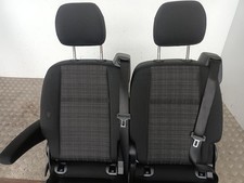 Mercedes Vito 14-24 447 Cloth Double Rear Seat Headrest & Seat Belts  507652