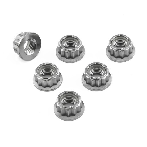 Titanium sprocket nuts - m10, x