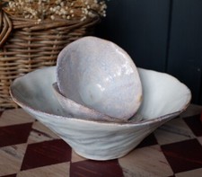 New AGED Rustic White Ceramic