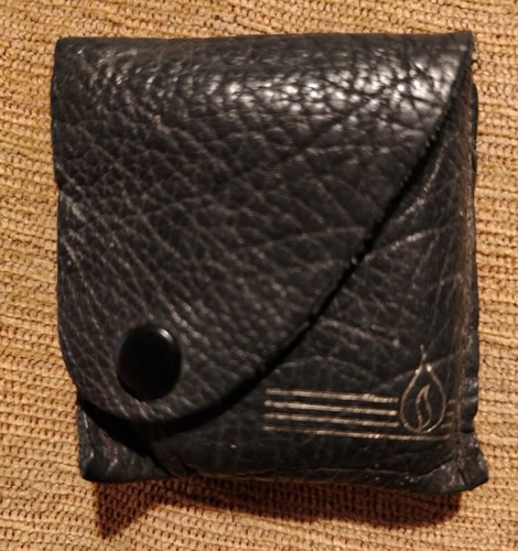 Vintage leather lighter - vintage,